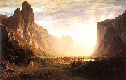 Bierstadt, Albert Looking Down the Yosemite Valley oil painting reproduction